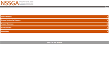 Tablet Screenshot of nssga.officialbuyersguide.net